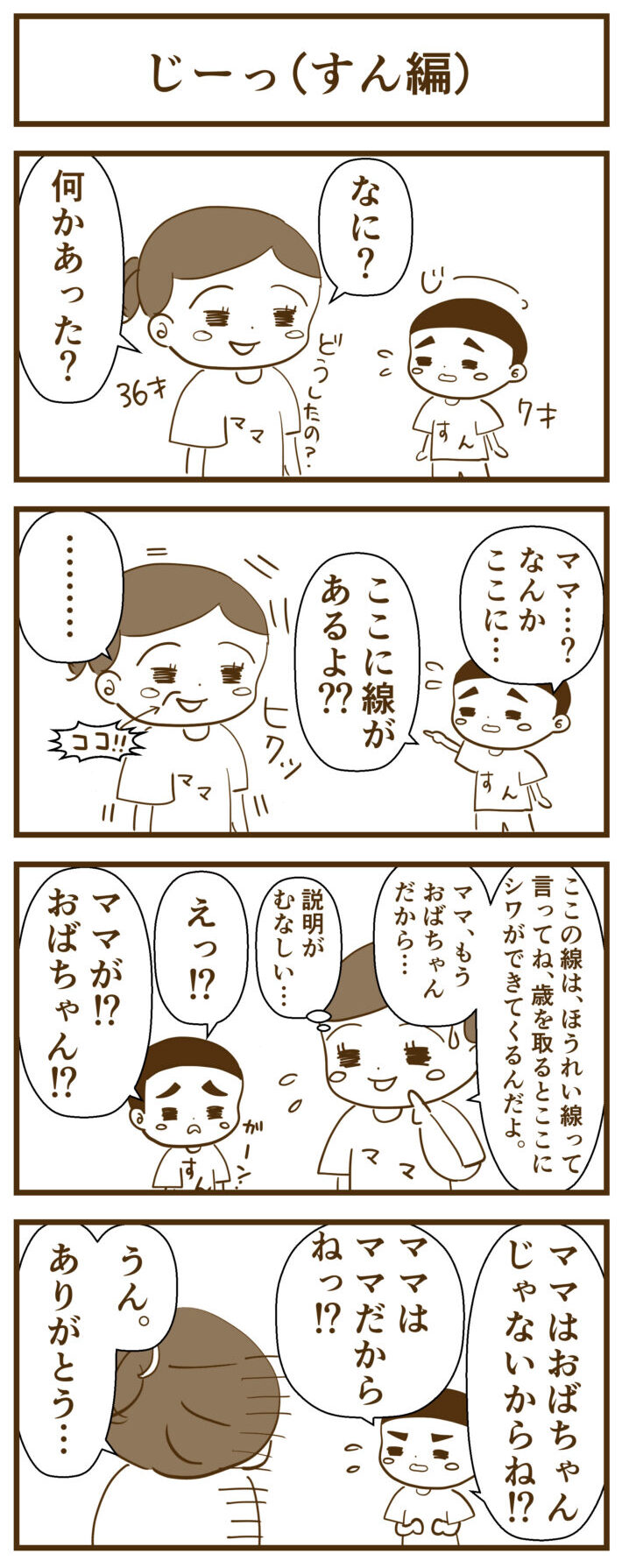 子供に真剣にほうれい線の話をした 虚しい お話 すんとコウ