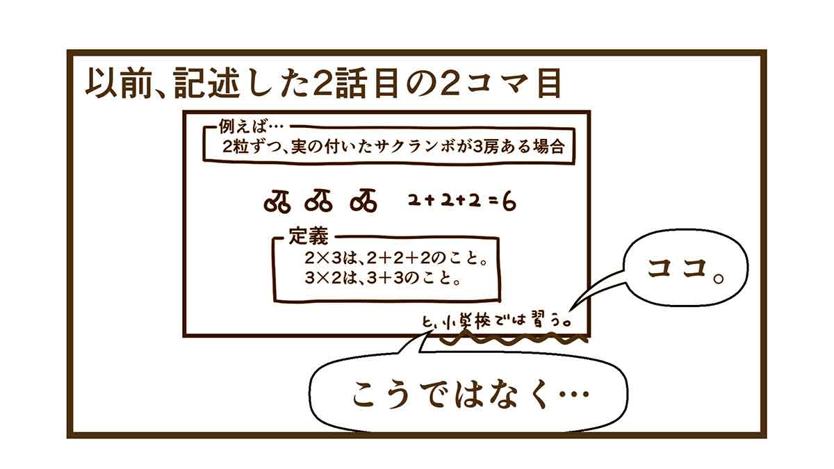 小学校では累加で習わない