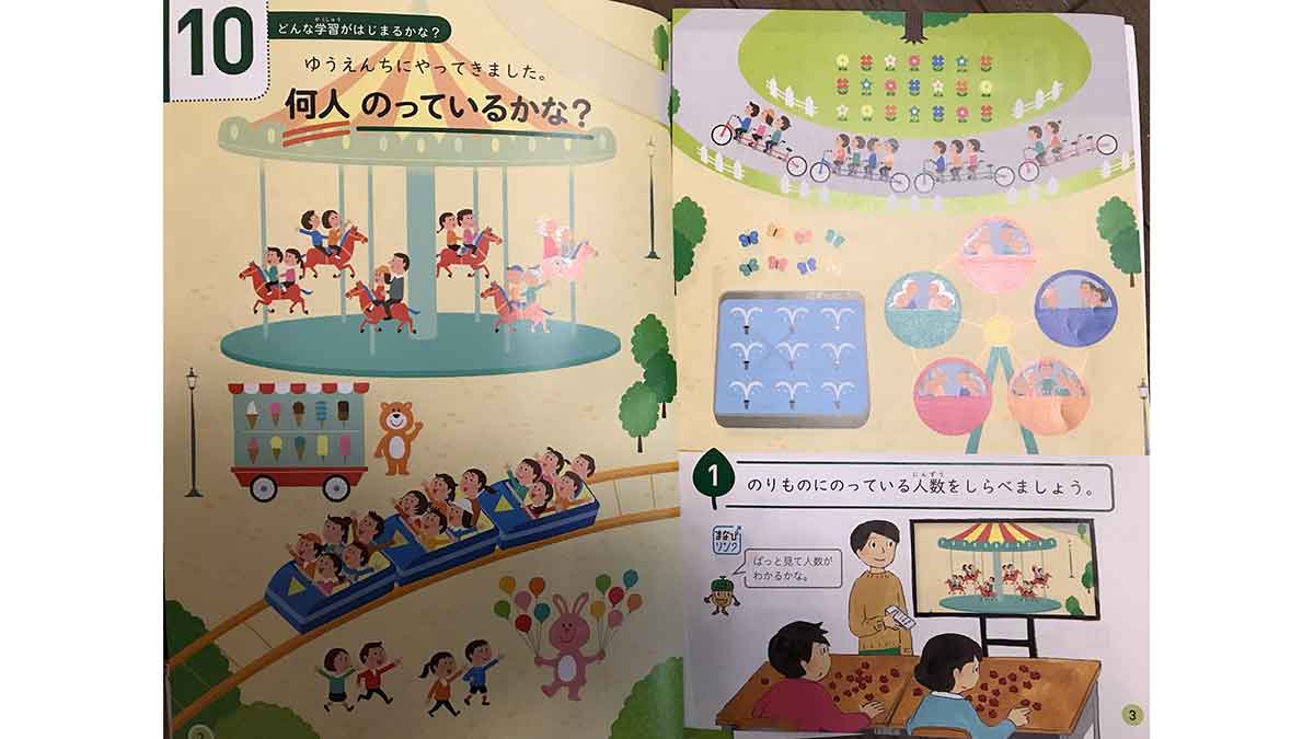 小2算数の教科書2と3ページ