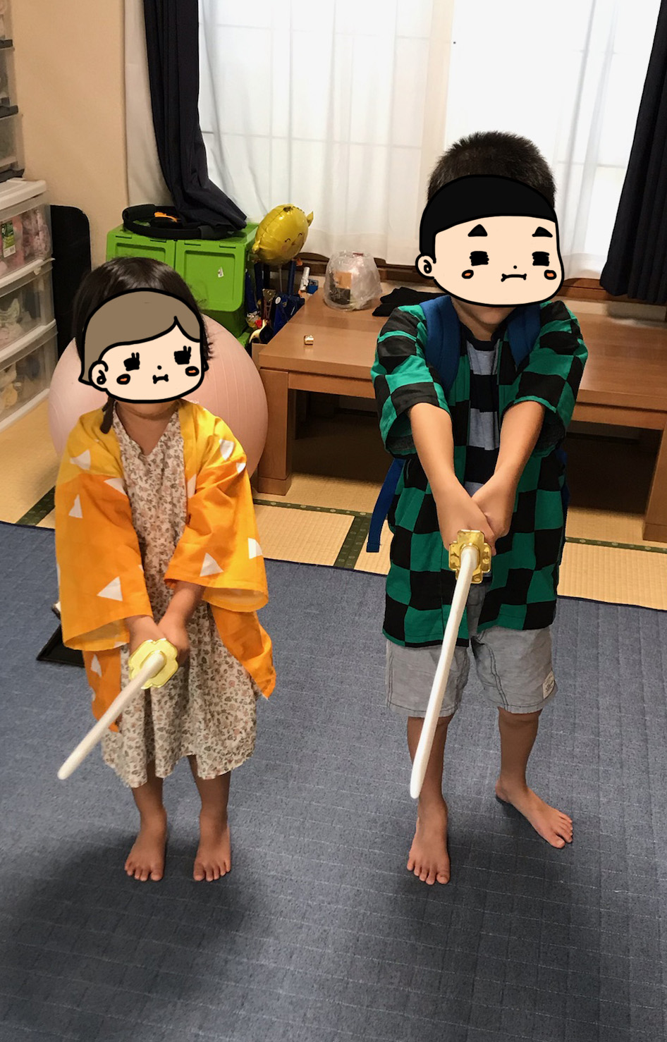 すん炭治郎とコウ善逸
