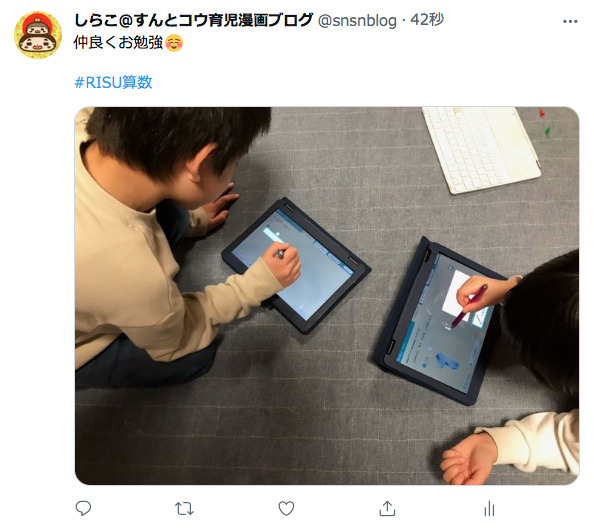 タブレット教材】RISU算数&RISUきっず始めました | すんとコウ