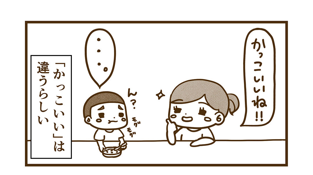 かっこいいは微妙