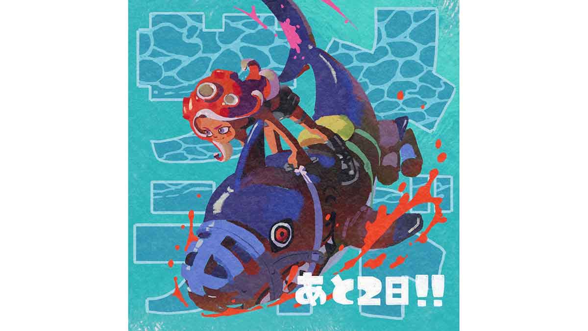 スプラ3サメライドイラスト