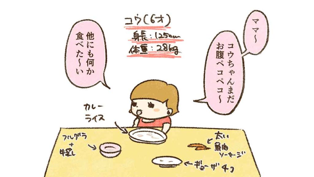 おなかぺこぺコウ