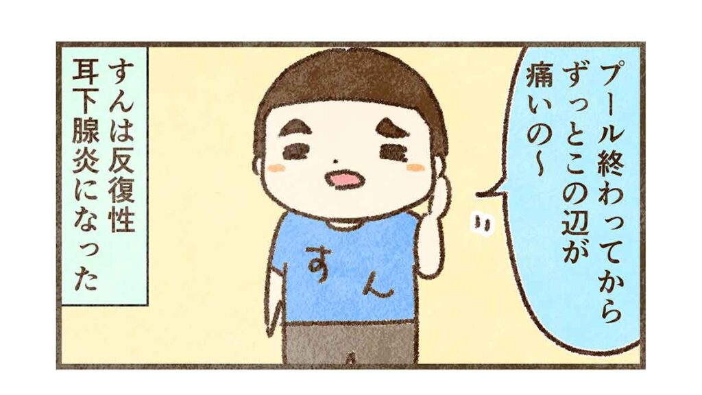 耳の下が痛いすん