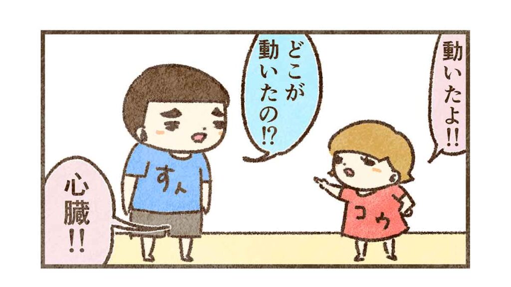 動いたのは心臓