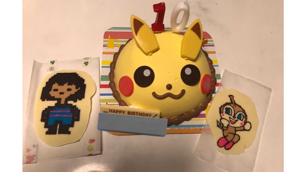 ケーキとチョコ