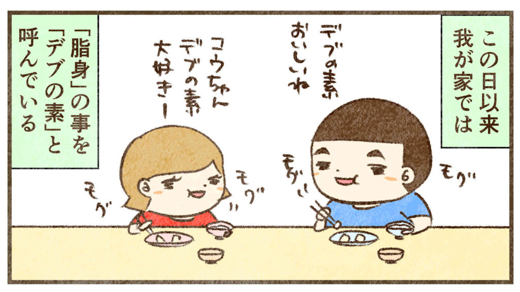 脂身はデブの素