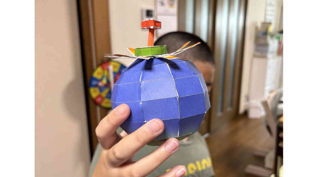 バクダン花のクラフトペーパー