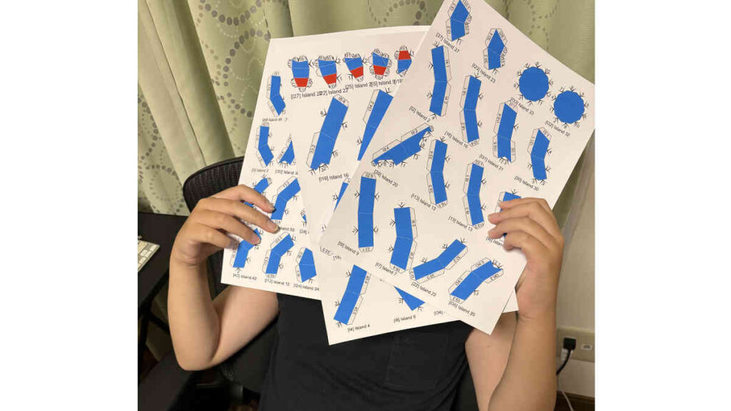 展開図を作成したすん