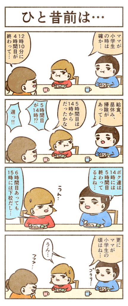 ひと昔前の小学校