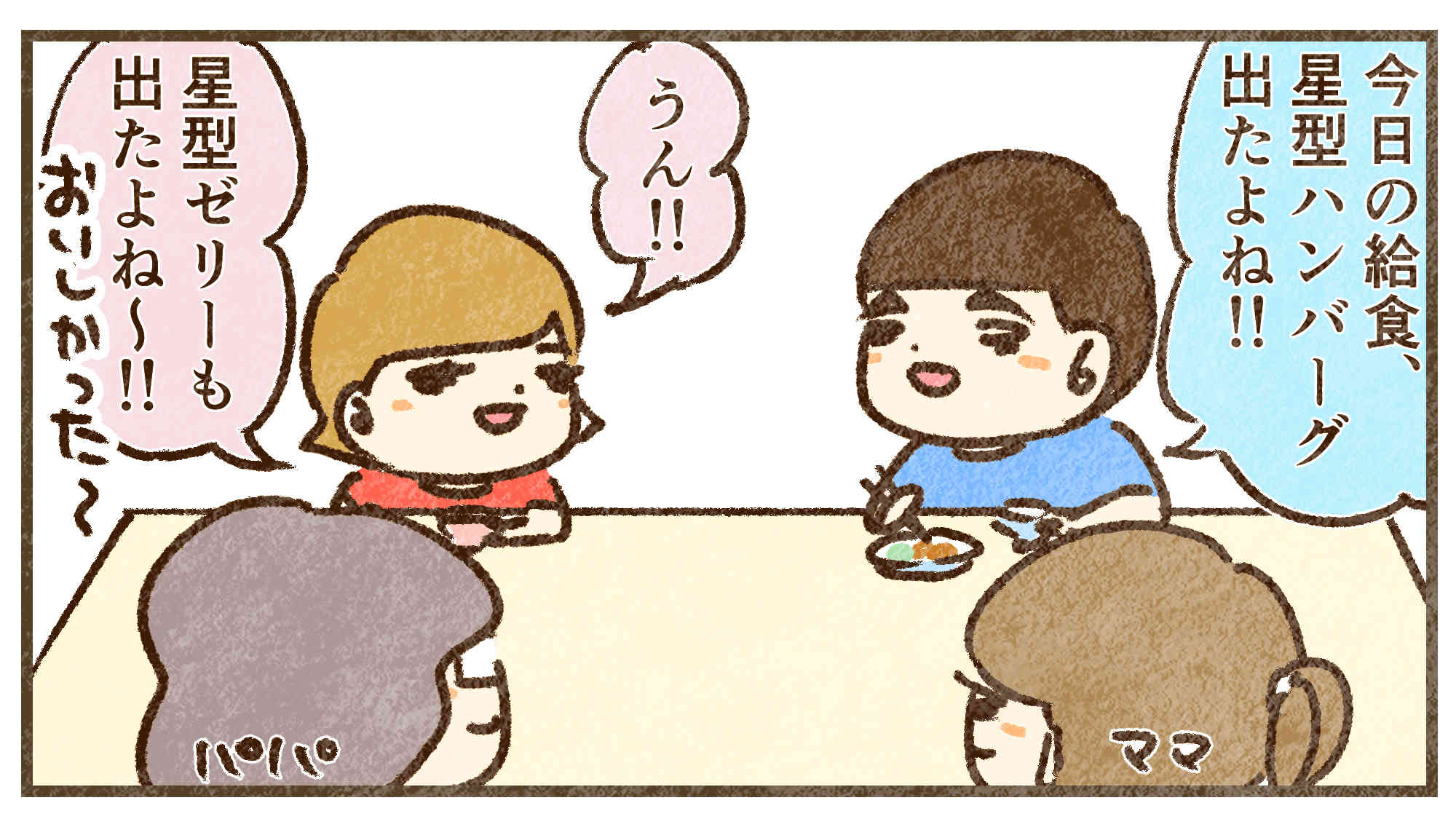 七夕の給食の話