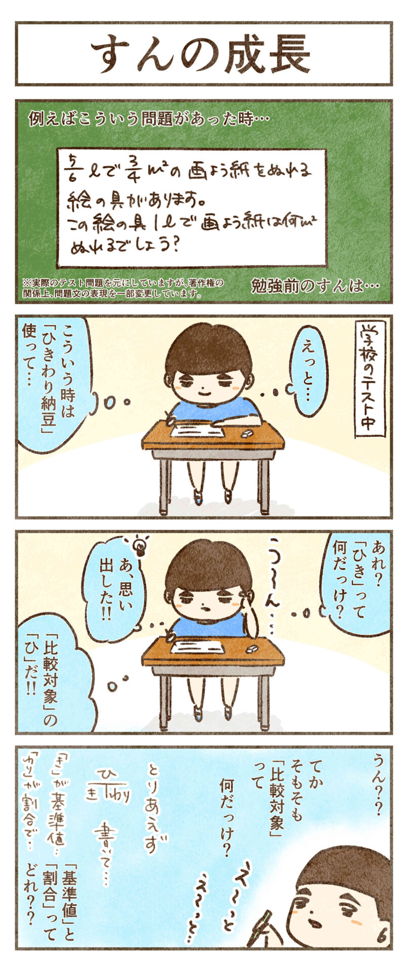 すんの勉強成果