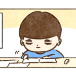 コウも一緒に勉強してます