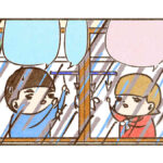 今年のひな祭りはてるてる坊主を飾りました